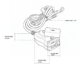 USB/USB-C nabíječka s voltmetrem na motocykl