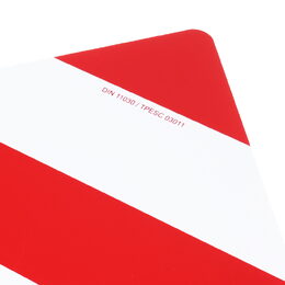 Výstražná reflexní hliníková tabule 50x50cm