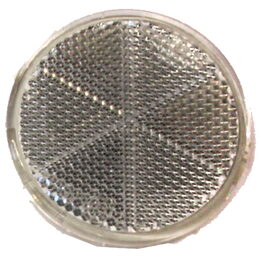 Přední odrazový element - bílý, kulatý 60mm