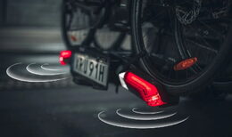 Nosič 2 kol na tažné zařízení Thule Epos ParkSecure s parkovacími senzory + Thule Santu