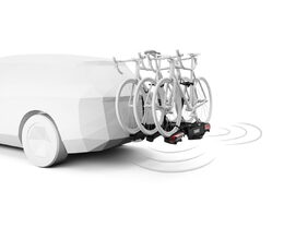 Nosič 3 kol na tažné zařízení Thule Epos ParkSecure s parkovacími senzory + Thule Santu