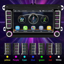Autorádio pro VW, Škoda s 7" LCD, MP5, Wi-Fi, CarPlay, Android Auto, Bluetooth