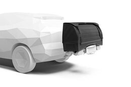 Nosič 3 jízdních kol Thule EasyFold 3 + Box Thule Onto2 + adaptér pro 4. kolo + rameno