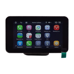 Monitor 4,7" s Apple CarPlay, Android auto, Bluetooth, USB/micro SD, kamerový vstup