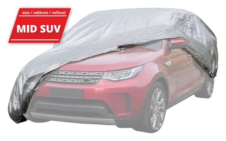 Ochranná plachta FULL MID SUV 480x195x155cm SILVER RAIN