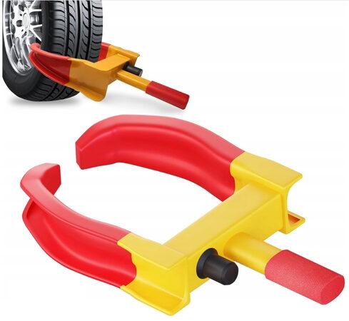 Zámek kol proti krádeži na auto, karavan, přívěs - 480x235x72mm