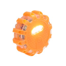 LED výstražné světlo 3x AAA oranžové 15LED + baterka