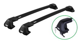 Střešní nosič THULE WingBar Edge ŠKODA Citigo Hatchback 3/5dr r.v. 2012-> Pod lem dveří (Černé tyče)