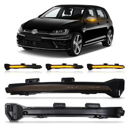LEDM dynamické blinkry VW Golf7, Touran oranžové, kouřové