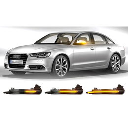 LEDM dynamické blinkry Audi A6, oranžové