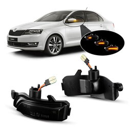 LEDM dynamické blinkry Škoda Fabia 3, Rapid, Seat Toledo IV