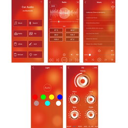 1DIN autorádio Bluetooth/USB/USB-C/AUX, s vestavěnými reproduktory