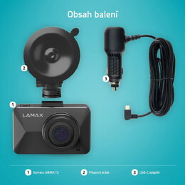 Autokamera Full HD univerzální s 2'' LCD LAMAX T3