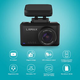 Autokamera Full HD univerzální s 2.4'' LCD LAMAX T8