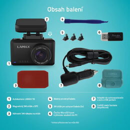 Autokamera Full HD univerzální s 2.4'' LCD LAMAX T8