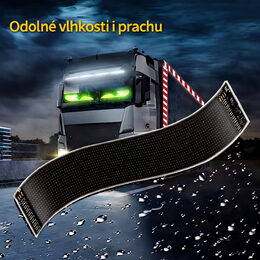 2x LED matrix panel "Devil eyes", 9,2 x 37,4cm