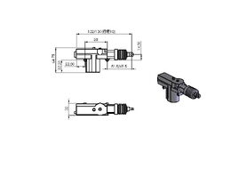 2-drátový servomotor se spoj. mat. 24V