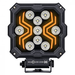 LED pracovní světlo 9LED 120x110x32mm 12/24V 18W 1700lm ECE R10 IP67 X-SPIDER 2