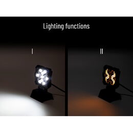 LED pracovní světlo 9LED 120x110x32mm 12/24V 18W 1700lm ECE R10 IP67 X-SPIDER 2