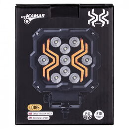 LED pracovní světlo 9LED 120x110x32mm 12/24V 18W 1700lm ECE R10 IP67 X-SPIDER 2