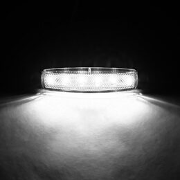 LED poziční světlo bílé 96x20x16mm 6LED 12/24V ECE R10 R148