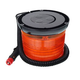 LED maják oranžový 12/24V 40LED magnet, ECE R10 128x163mm