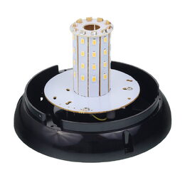 LED maják oranžový 12/24V 40LED magnet, ECE R10 128x163mm