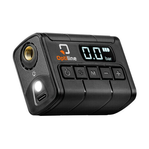Digitální kapesní mini kompresor Optiline AKU, LED, USB-C