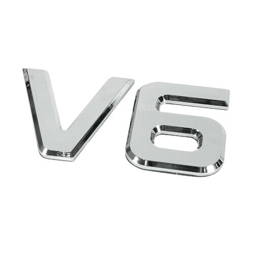 3D car logo V6 LAMPA, nalepovací