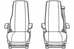 Autopotahy na míru MAN TGS/TGX, od r. 2007-2020, STYLE modré