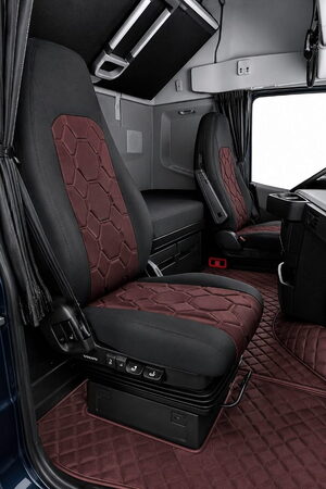 Autopotahy na míru VOLVO FH, od r. 2016, STYLE hnědé