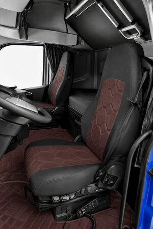 Autopotahy na míru VOLVO FH, od r. 2016, STYLE hnědé