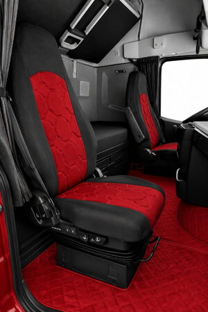 Autopotahy na míru VOLVO FH, od r. 2016, STYLE červené