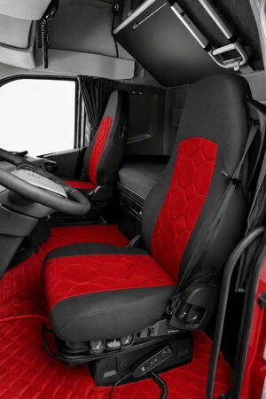 Autopotahy na míru VOLVO FH, od r. 2016, STYLE červené