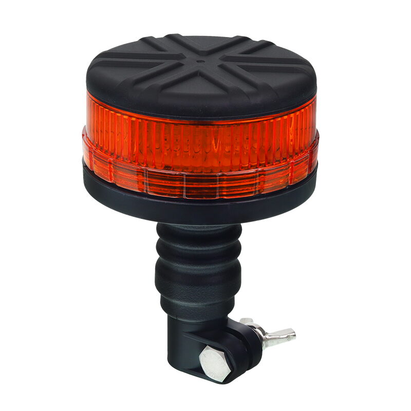 LED maják na držák oranžový, 8LED, 12/24V, IP65, ECE R10 R65 - 3 režimy blikání