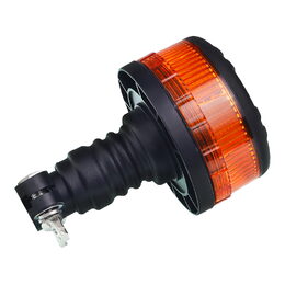 LED maják na držák oranžový, 8LED, 12/24V, IP65, ECE R10 R65 - 3 režimy blikání