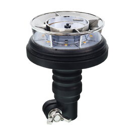 LED maják na držák oranžový, 8LED, 12/24V, IP65, ECE R10 R65 - 3 režimy blikání