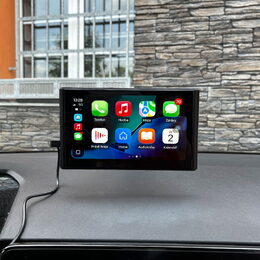 Monitor 7" s Apple CarPlay, Android auto, Bluetooth, micro SD, kamerový vstup, magnetický