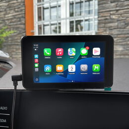 Monitor 4,7" s Apple CarPlay, Android auto, Bluetooth, USB/micro SD, kamerový vstup
