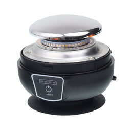 AKU LED maják oranžový 12-24V/230V, 45x LED magnet, ECE R10 R65 130x128mm