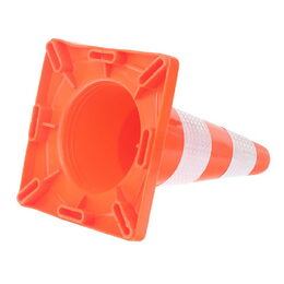 Dopravní výstražný kužel PVC měkčený, 45cm