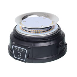 AKU LED maják oranžový, dálkové ovládání, 12-24V/230V, 45x LED magnet, ECE R10 R65