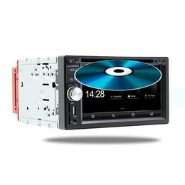 2DIN autorádio s 6,2" LCD / DVD / USB / Bluetooth / CarPlay / AndroidAuto / Mirrorlink