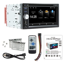 2DIN autorádio s 6,2" LCD / DVD / USB / Bluetooth / CarPlay / AndroidAuto / Mirrorlink