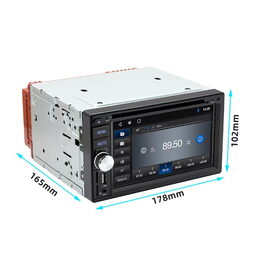 2DIN autorádio s 6,2" LCD / DVD / USB / Bluetooth / CarPlay / AndroidAuto / Mirrorlink