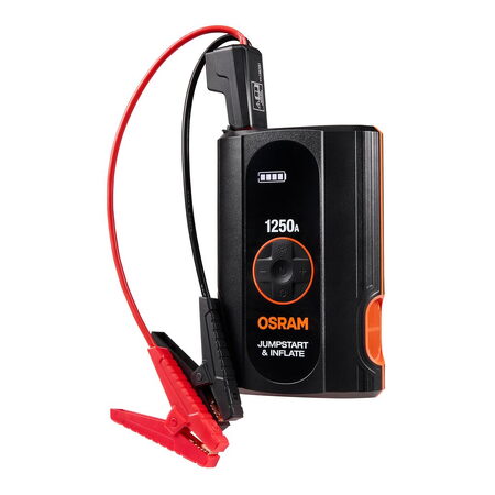 OSRAM Startovací zdroj (JumpStarter) s kompresorem 12000mAh / 300A / 1250A, 12V