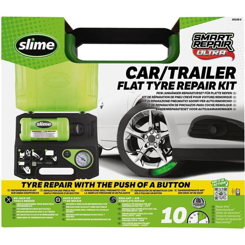 Automatická opravná sada Slime Smart Repair Ultra – pro osobní auta a vozíky