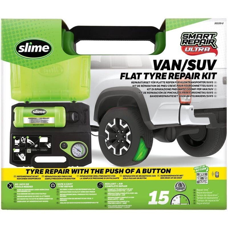 Automatická opravná sada Slime Smart Repair Ultra – pro dodávky, SUV a pick-upy