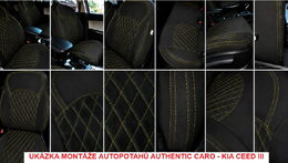 Autopotahy HYUNDAI i 20 III, od r. 2020, AUTHENTIC CARO žluté