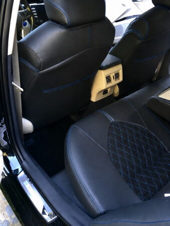 Autopotahy na míru TOYOTA CAMRY VI, XV70, od r. 2017-2024, AUTHENTIC VELVET CARO modré